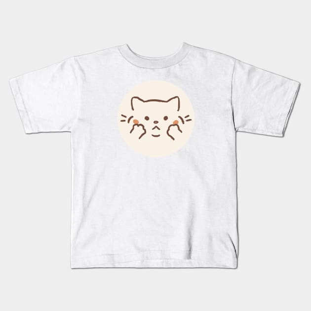 Cheeks Kids T-Shirt by nilstuff